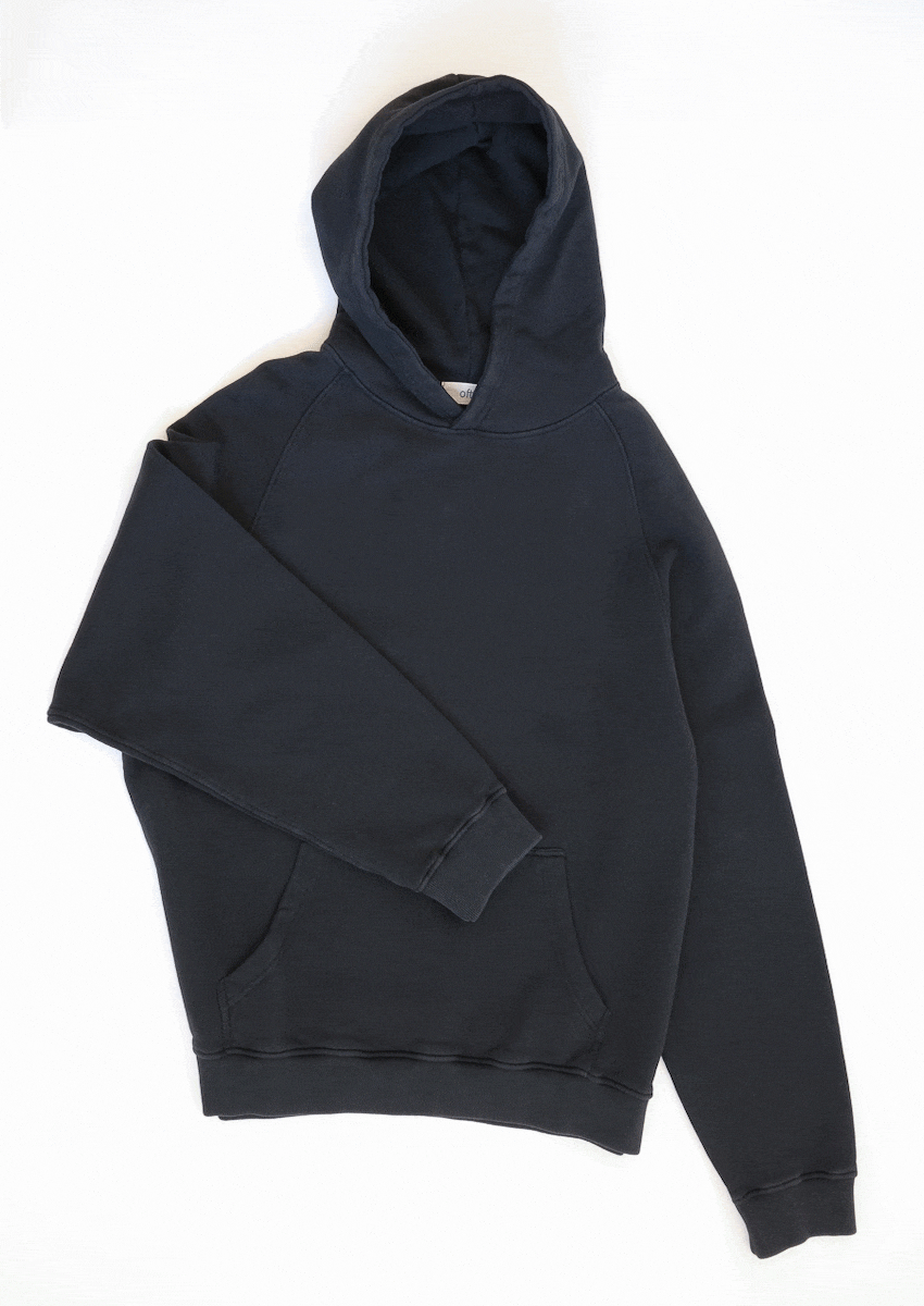 Heavy best sale hoodie black