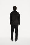 oftt - 08 - Pleated Cashmere Trousers- black- cashmere-wool blend