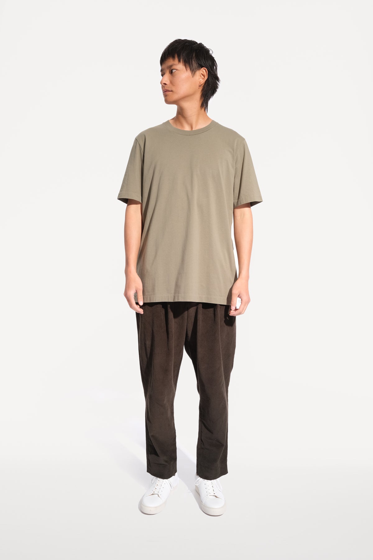 oftt - 01 - perfect fit t-shirt - sage - organic cotton - image 1