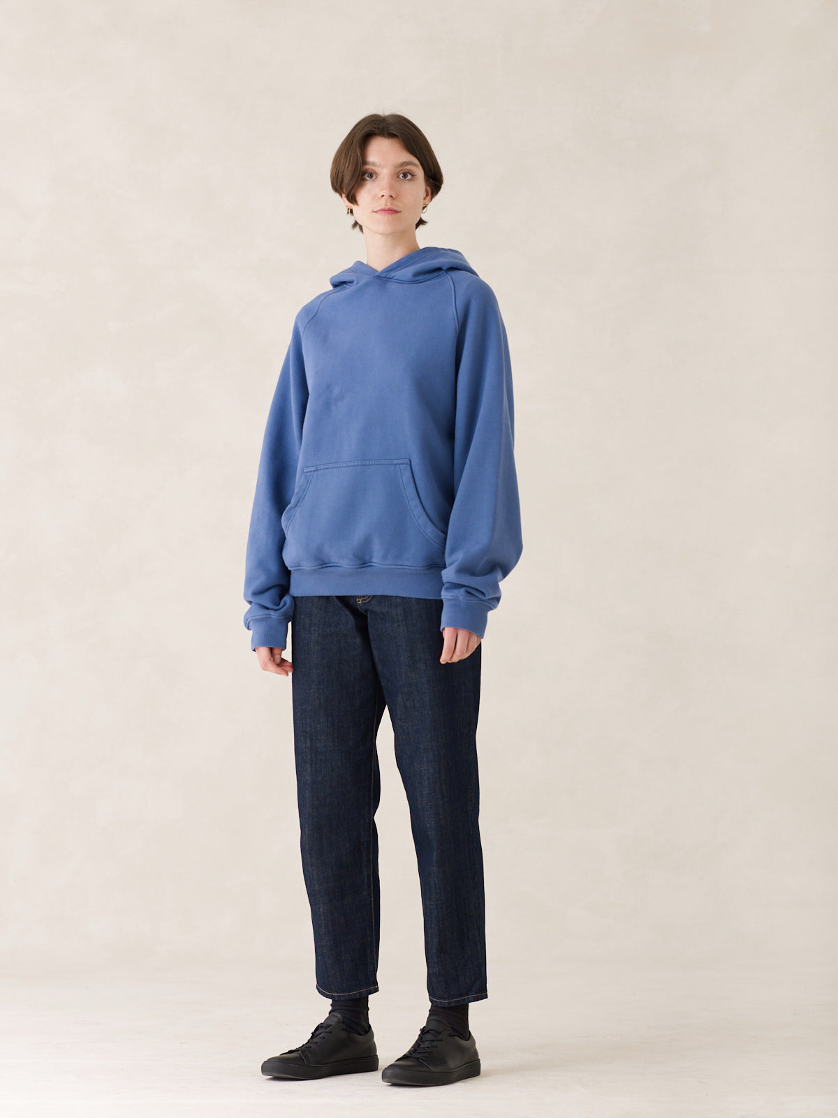 03 / Oftt Heavyweight Hooded Sweatshirt / Blue