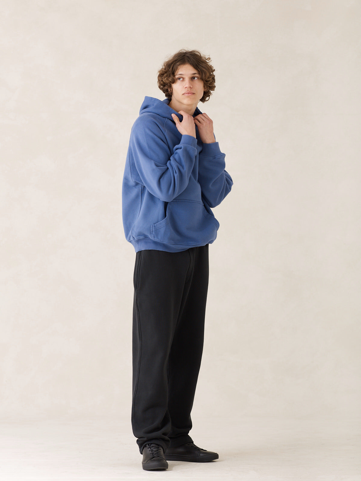03 / Oftt Heavyweight Hooded Sweatshirt / Blue