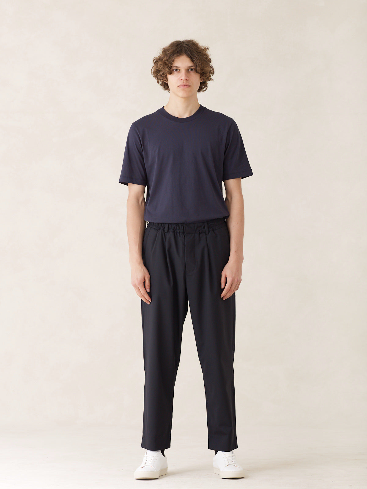 08 / Pleated Trousers Navy