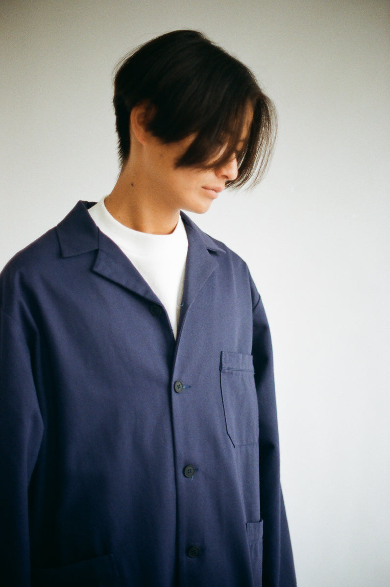 oftt - 10/10 - studio overcoat - blue