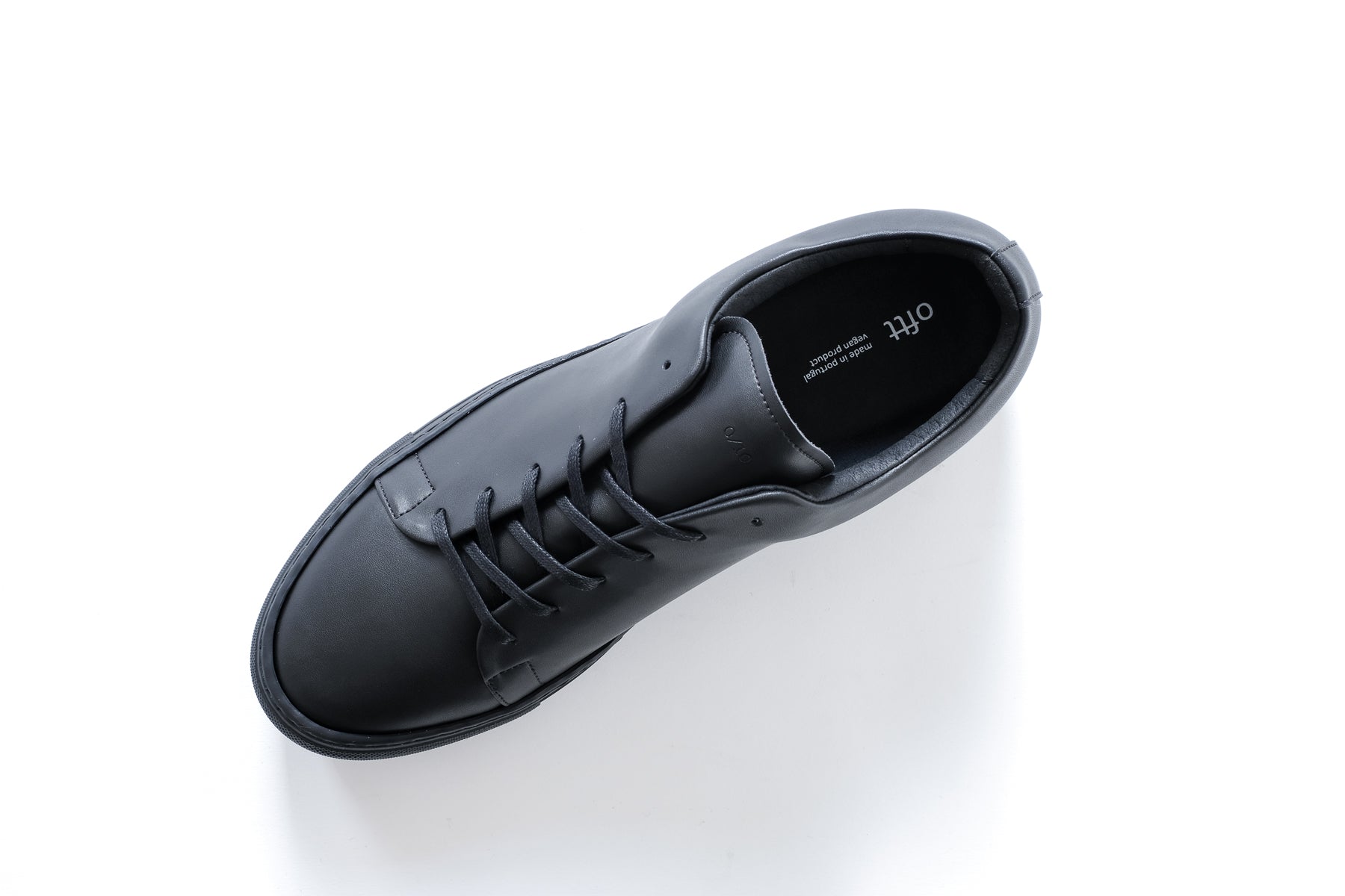 vegan leather shoes black