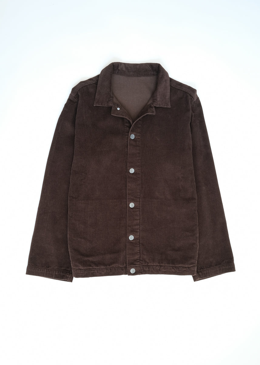 09 oftt  - corduroy jacket - brown - image 2