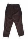 oftt - 08 - Pleated Corduroy Trousers- brown- organic cotton