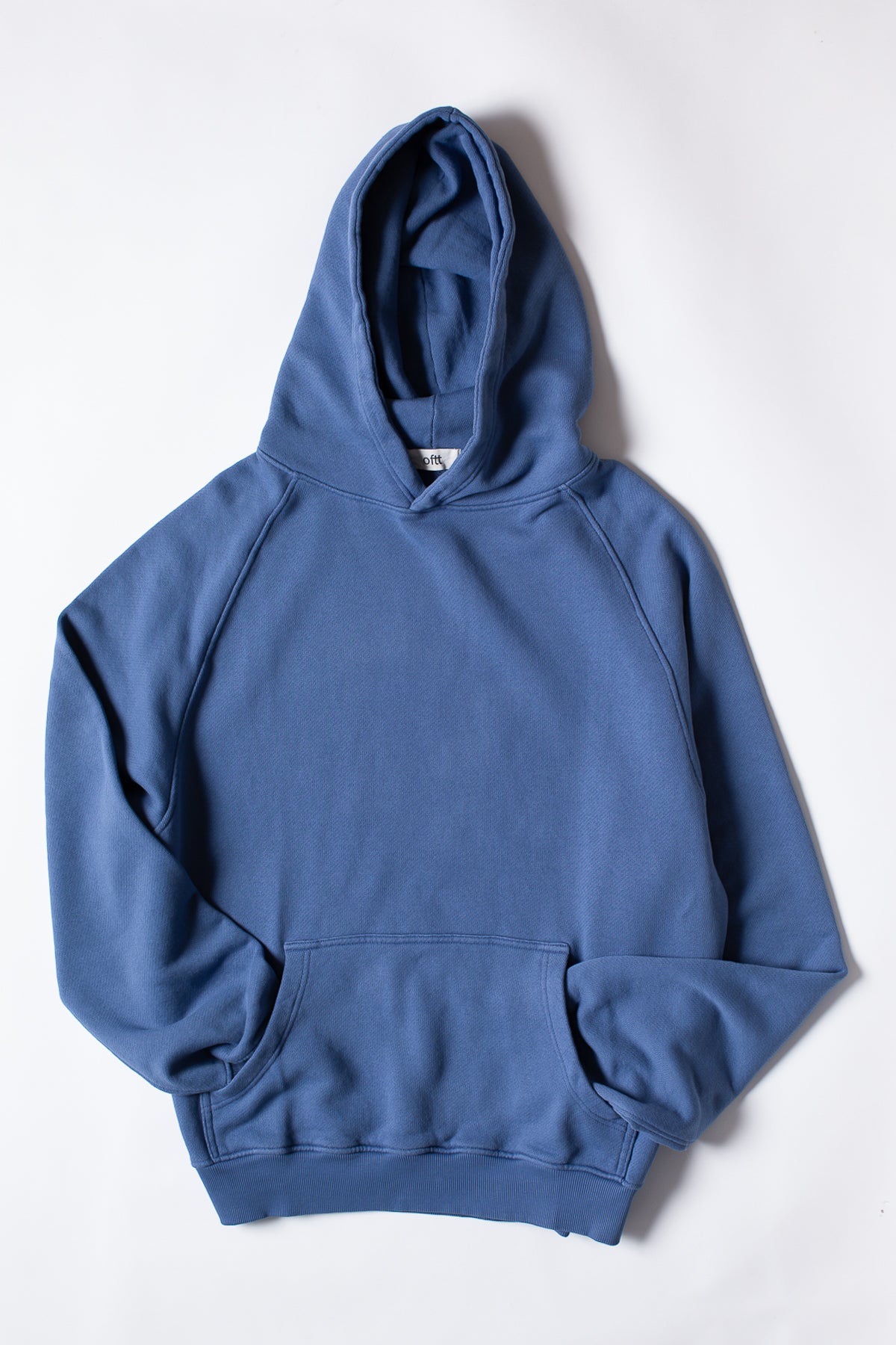 oftt heavyweight hooded sweatshirt soft blue