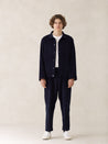 09 oftt  - corduroy jacket  and trousers- navy