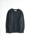 oftt - 02- heavyweight sweatshirt - black - organic cotton fleece