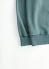 oftt - 02- heavyweight sweatshirt - green - organic cotton fleece - image 3